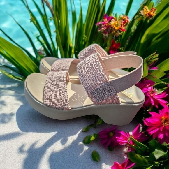Sketchers Cali Day Blush Pink Size 7 Women's Sandals (EUC) - Picture 7 of 13
